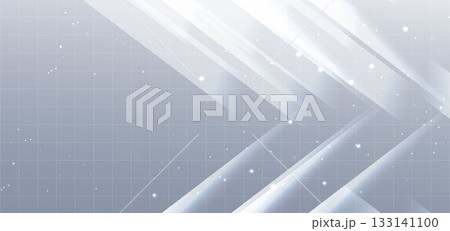 Abstract geometric arrow lines glowing on grey background. 133141100