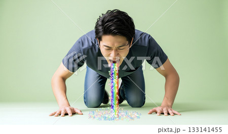 キラキラ嘔吐 133141455