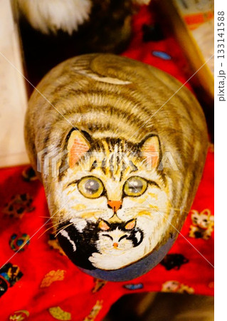 ストーンアート　ストーンペイント　石アート　漁師民宿　はま屋　田代島　猫の島　ネコ　ねこ島 133141588