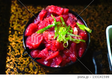 本マグロ丼　食事　料理　漁師民宿　はま屋　田代島　猫の島　ネコ　ねこ島 133141599