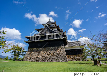 松江城の天守閣の風景 松江城の天守閣の風景 133142116