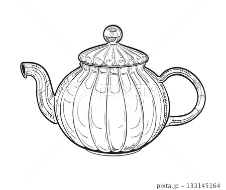 Tea pot sketch 13 133145164