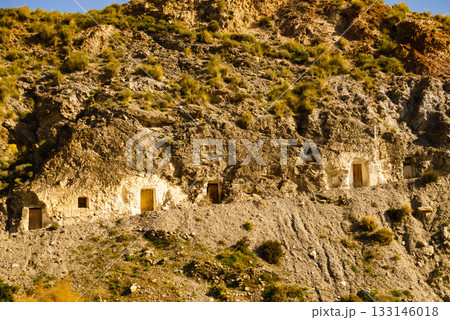 Los Banos village, Sierra Alhamilla mountain range, Spain 133146018
