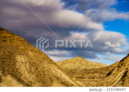 Mountain view. Tabernas desert in Spain 133146047