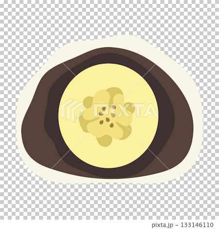 Fruit Daifuku (Banana) Illustration 133146110
