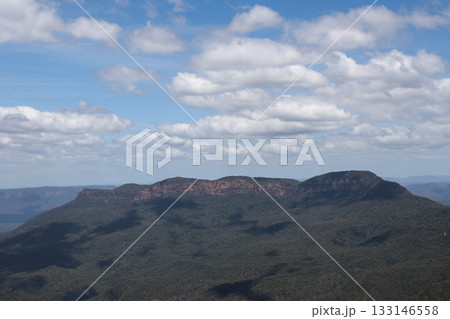 View of landscape in national park at blue mountain at australia 133146558