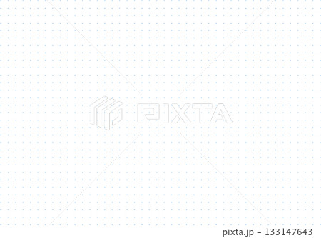 Dotted squared grid graph paper for notebooks. Dotted wide background. Blue dot texture pattern for bullet journal. Printable backdrop sheet. Educational worksheet. 133147643