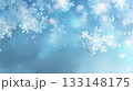 青い雪の結晶 133148175