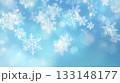 青い雪の結晶 133148177