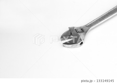 Wrench on a white background Wrench on a white background 133149145