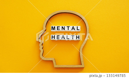 Mental health concept. Emotional wellbeing. Mental health concept. Emotional wellbeing. 133149785