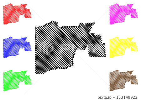 Division No. 19 (Canada, Alberta Province, North America) map vector illustration, scribble sketch map, Census division in Alberta Division No. 19 (Canada, Alberta Province, North America) map vector illustration, scribble sketch map, Census division in Alberta 133149922