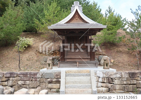 大阪神峯山大門寺の紅葉の始まり 133152665