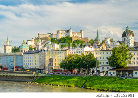 Salzburg Old Town and Hohensalzburg Fortress. Austria 133152981