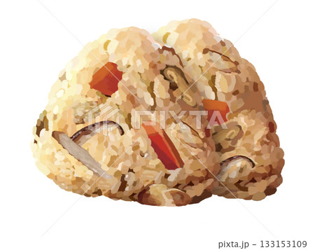 炊き込みおにぎり2個 133153109