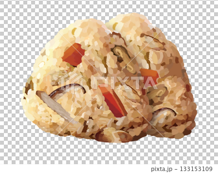 炊き込みおにぎり2個 133153109