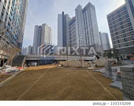 autumn landscape with a tree 133153209