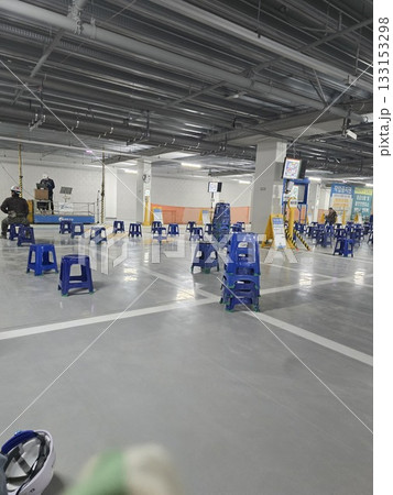 a rainbow after a rain in the city 133153298