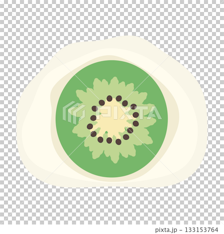 水果大福（奇異果）插圖 133153764