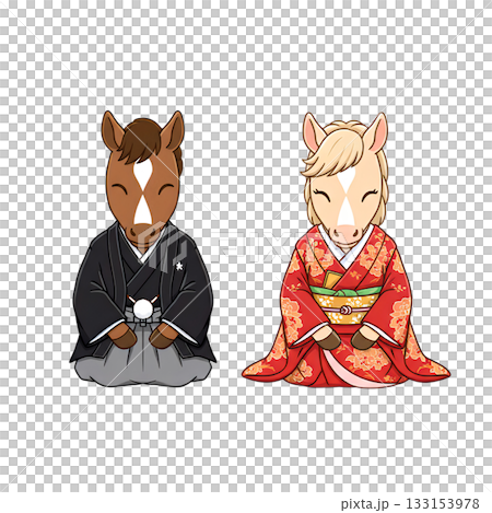 新年祝福（馬年） 133153978