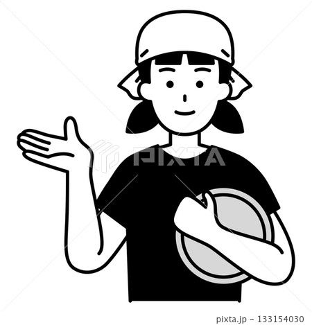 案内する居酒屋の女性店員 133154030