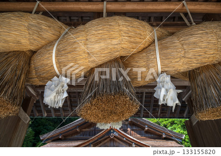 島根 美保神社 神門の注連縄 島根 美保神社 神門の注連縄 133155820