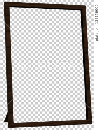 3D材質相框_木質_黑色 133156000