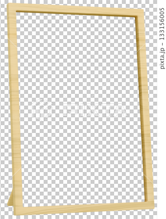 3D Material_Wooden Photo Frame_Yellow 3D Material_Wooden Photo Frame_Yellow 133156005