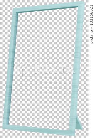 3D材質相框_木質_淺藍色 133156021