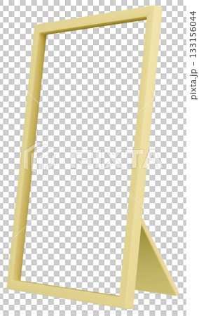 3D材質_黃色相框 133156044
