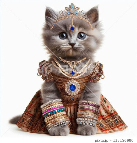 こにゃんこを着飾ってみた 133156990