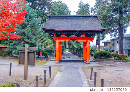 【山梨県】秋の恵林寺 四脚門(赤門) 【山梨県】秋の恵林寺 四脚門(赤門) 133157086
