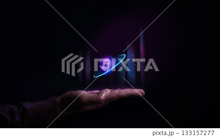 Cyber Security. Profile Fingerprint Shield. Data Privacy, and Online Protection 133157277
