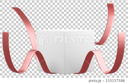 3D illustration_present_pink 3D illustration_present_pink 133157386