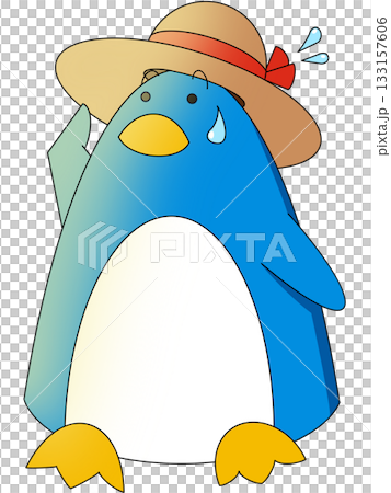 企鵝在陽光下會感到炎熱 133157606