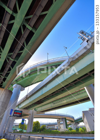 《愛知県》名古屋都市風景　楠ジャンクション 133157953