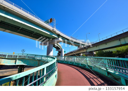 《愛知県》名古屋都市風景　楠ジャンクション 133157954