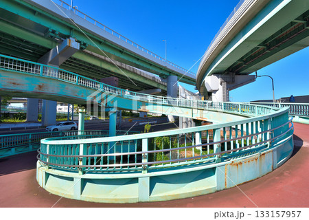 《愛知県》名古屋都市風景　楠ジャンクション 133157957
