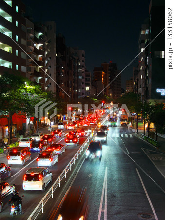 天現寺橋交差点より望む広尾・明治通りの夕景 都市景観(2025年10月) 天現寺橋交差点より望む広尾・明治通りの夕景 都市景観(2025年10月) 133158062