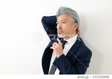 グレイヘアのビジネスマン 133158306