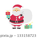 サンタクロースとプレゼント 133158723