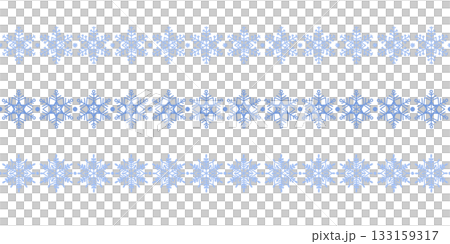 Embroidered snowflake border Embroidered snowflake border 133159317