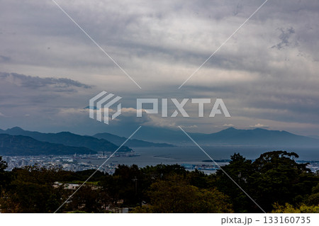 静岡県静岡市清水区草薙　日本平からの風景 133160735