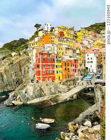 イタリアの世界遺産　チンクエ・テッレ（リオマッジョーレ） 133160949