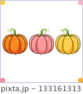 Seasonal Pumpkin Pack Cartoon Illustration 133161313