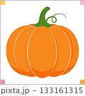 Fall Pumpkin Set with Curved Stems and Vines Illustration 133161315