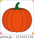 Pumpkin Collection Flat Style Vector Clipart Set 133161316