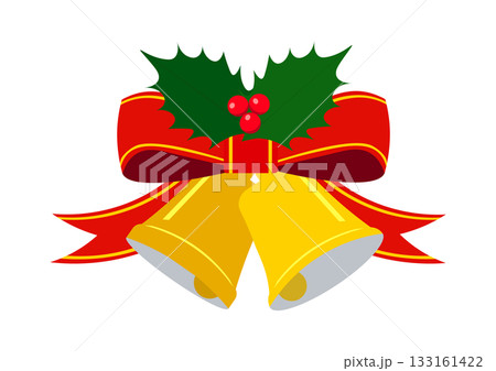 クリスマス飾りのクリスマスベル 133161422