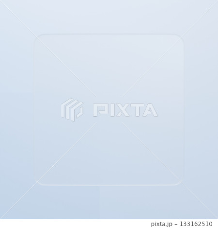 3D背景素材_グラスモーフィズム_青 3D背景素材_グラスモーフィズム_青 133162510