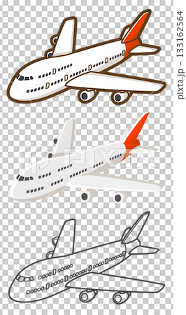 飛行機（旅客機） 133162564